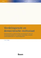Omslag van Verdelingsrecht en democratische rechtsstaat