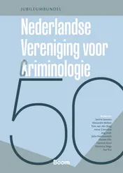 Omslag van Vijftig jaar Nederlandse Vereniging voor Criminologie