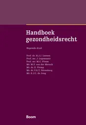 Omslag van Handboek gezondheidsrecht