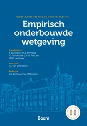 Omslag van Empirisch onderbouwde wetgeving