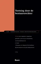 Omslag van Toetsing door de bestuursrechter