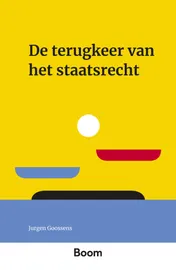 Omslag van De terugkeer van het staatsrecht