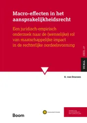 Omslag van Macro-effecten in het aansprakelijkheidsrecht