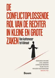 Omslag van De conflictoplossende rol van de rechter in kleine en grote zaken