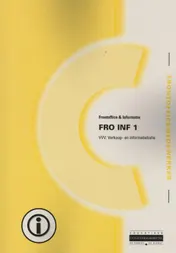 Omslag van 1 VVV verkoop-en informatiebalie