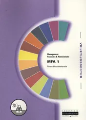 Omslag van financiële administratie