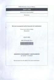 Omslag van Z&W K-HBR