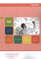 Omslag van marketing basis