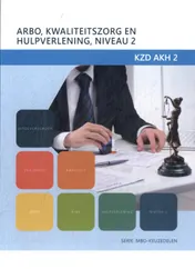 Omslag van niveau 2 Arbo, kwaliteitszorg en hulpverlening