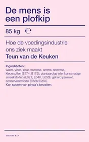 Omslag van De mens is een plofkip