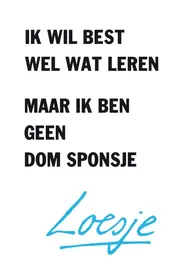 Omslag van Ik wil best wel wat leren maar ik ben geen dom sponsje