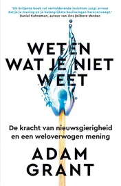 Omslag van Weten wat je niet weet