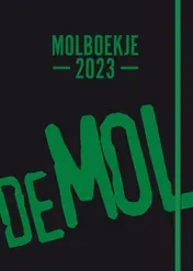 Omslag van Wie is de Mol? - Molboekje 2023