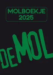 Omslag van Molboekje 2025. - Wie is de Mol?