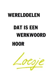 Omslag van Werelddelen, dat is een werkwoord hoor
