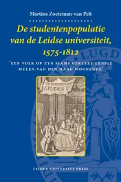 Omslag van De studentenpopulatie van de Leidse universiteit, 1575-1812