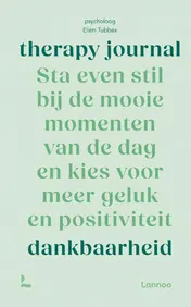 Omslag van Therapy journal: Dankbaarheid