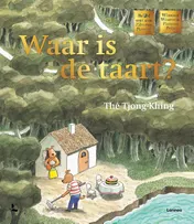 Omslag van Waar is de taart? Maxi-editie met poster