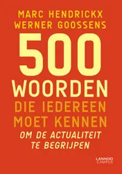 Omslag van 500 woorden die iedereen moet kennen om de actualiteit te begrijpen