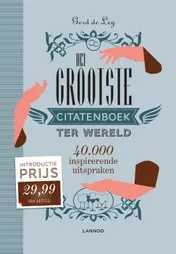 Omslag van Het grootste citatenboek ter wereld