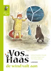 Omslag van Ik leer lezen met Vos en Haas - Ik lees als Uil - De wind valt aan