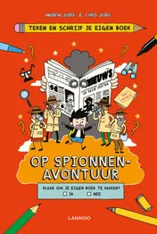 Omslag van Teken en schrijf je eigen boek - Op spionnenavontuur