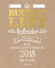 Omslag van De Bucketlist scheurkalender 2018