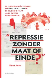 Omslag van Repressie zonder maat of einde?