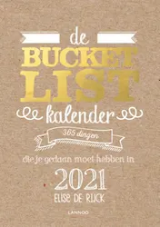 Omslag van De Bucketlist scheurkalender 2021