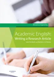 Omslag van Academic English: Writing a research article