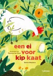 Omslag van een ei voor kip kaat