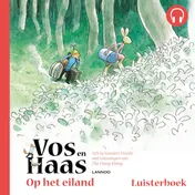 Omslag van Vos en Haas op het eiland - Luisterboek