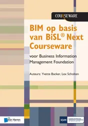 Omslag van BIM op basis van BiSL® Next Courseware voor Business Information Management Foundation