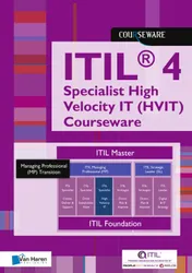 Omslag van ITIL® 4 Specialist High Velocity IT (HVIT) Courseware