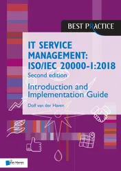 Omslag van IT Service Management: ISO/IEC 20000:2018 - Introduction and Implementation Guide