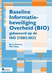 Omslag van Baseline Informatiebeveiliging Overheid (BIO) gebaseerd op de ISO 27002:2022