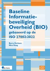 Omslag van Baseline informatiebeveiliging Overheid (BIO) gebaseerd op de ISO 27002:2022