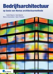 Omslag van Bedrijfsarchitectuur op basis van Novius Architectuurmethode 3de druk