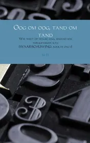 Omslag van Oog om oog, tand om tand