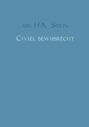 Omslag van Civiel bewijsrecht