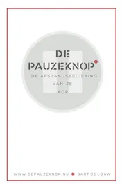 Omslag van De pauzeknop