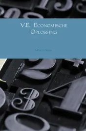 Omslag van V.E. Economische oplossing