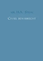 Omslag van Civiel bewijsrecht