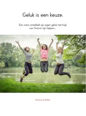 Omslag van Geluk is een keuze