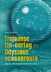Omslag van Trojaanse tin-oorlog en Odysseus’ oceaanroute