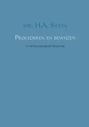 Omslag van Procederen en bewijzen