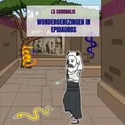 Omslag van Wondergenezingen in Epidauros