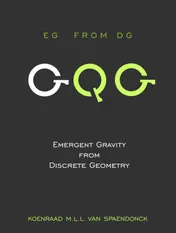 Omslag van Emergent gravity from discrete geometry