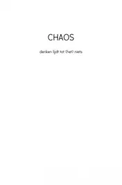 Omslag van Chaos