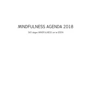 Omslag van Mindfulness agenda 2018